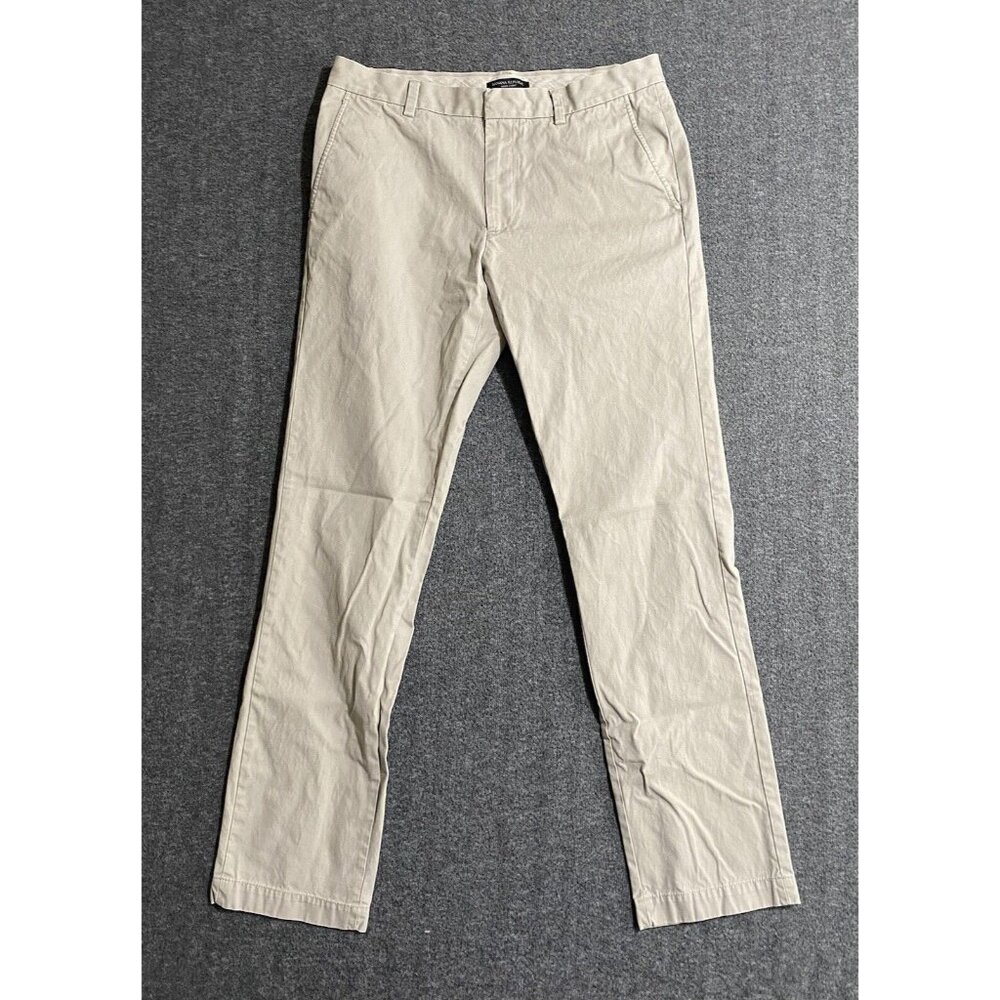 Banana Republic Aiden Chino Men’s Pants Beige Casual Size 33/34